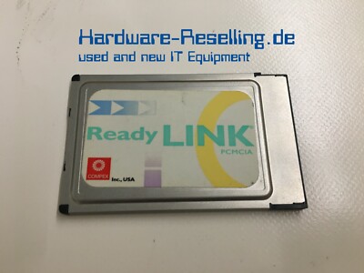 Vintage Compex Ethernet LAN Adapter ReadyLink PCMCIA PC Card ohne Dongle Cable