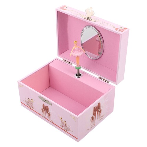 Pink Musical Jewellery Box Ballerina Pink Purple Jewellery Box Girls Kids Age 3+ - Picture 7 of 19