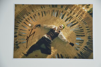 Jared Leto signed 20x30cm Suicide Squad Foto , Autogramm / Autograph IP4