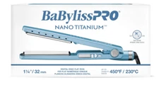 BaBylissPRO Nano Titanium 1¼" Digital Ionic Flat Iron | BNT4091TUC