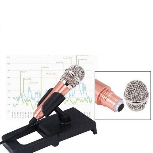 3.5MM MINI CONDENSER MICROPHONE PHONE KARAOKE MIC FOR IPHONE ANDROID OPULENT - Afbeelding 4 van 16