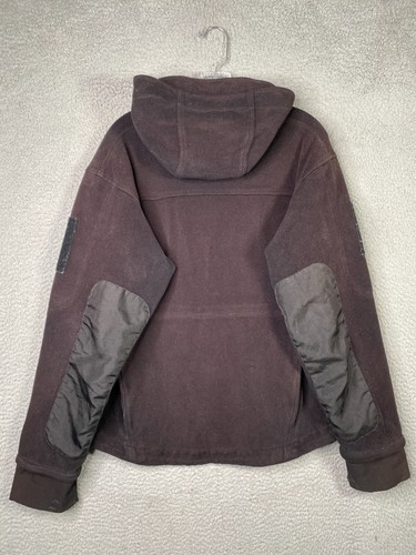 Condor 605 Sierra Hooded Fleece Jacket Medium Black Full Zip Tactical - Picture 9 of 18