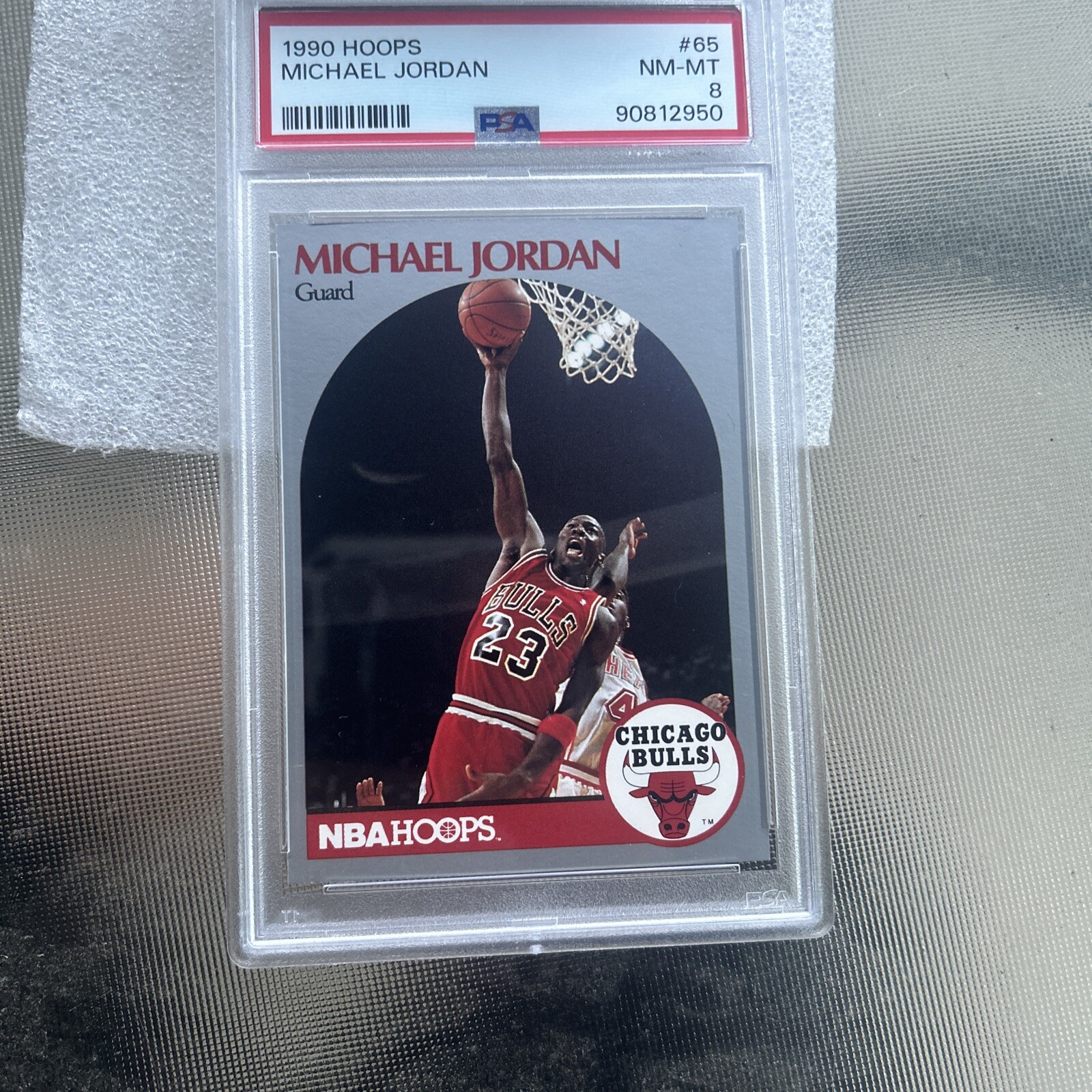 1990 HOOPS MICHAEL JORDAN #65 PSA 8 CHICAGO BULLS GOAT 🔥🔥📈