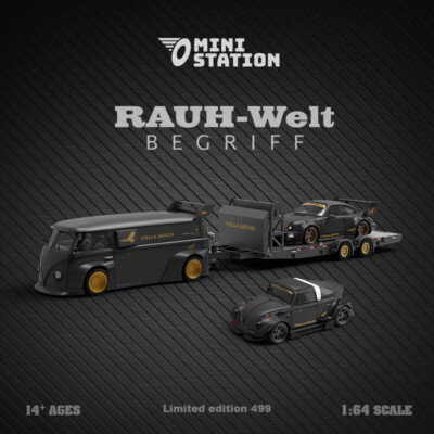 Mini Station 1:64 RWB 964/Targa/T1 Model Car
