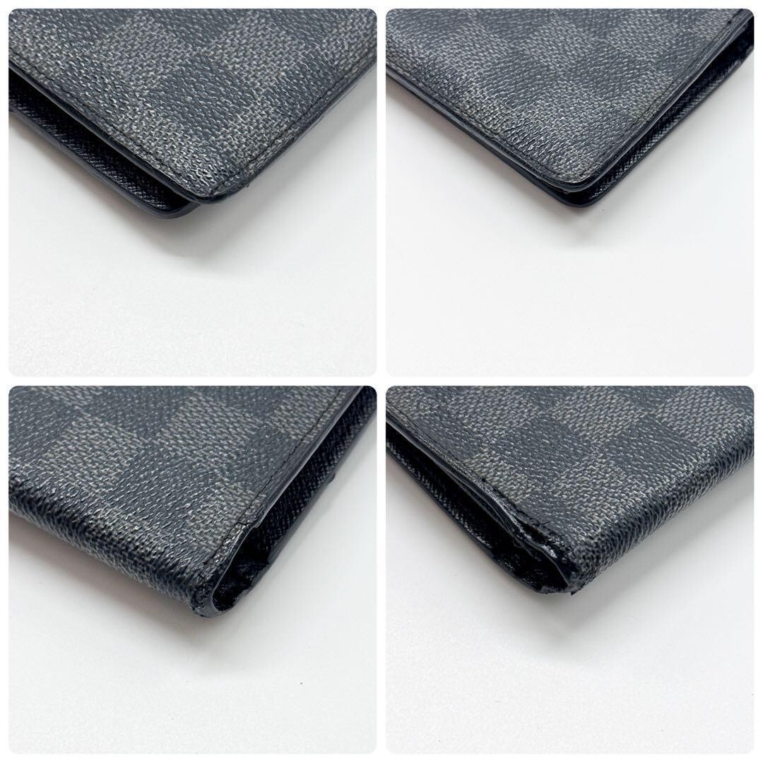Rosemarie Mendoza グラフィット ポルトフォイユ ブラザ LOUIS VUITTON Portefeuille Brazza Wallet Bifold Damier