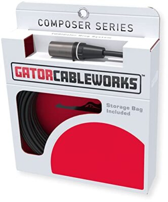 Cableworks von Gator Cases Composer Serie Deluxe 20 Fuß XLR-Buchse auf TRS