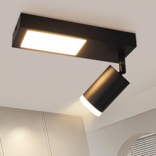 GBLY 1 Flammig GU10+10W LED Deckenstrahler 2 in 1 für Wohnzimmer Schlafzimmer
