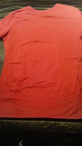 BOSTON RED SOX WOMEN'S NIKE RED CREW NECK SHORT SLEEVE TOP SIZE LG SLIM FIT - Picture 4 of 5