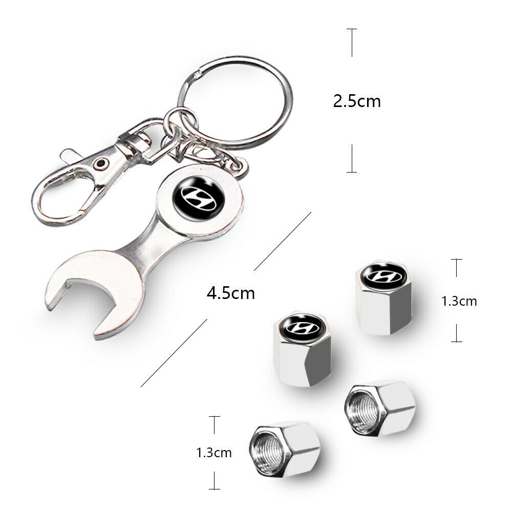 Hyundai Car Tyre Valve Caps With Spanner eBay