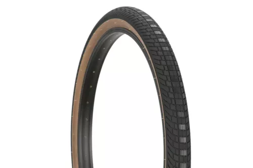 Kenda 26" X 2.1" K1052 Kwick street BMX tire BLACK tread / TAN skinwall