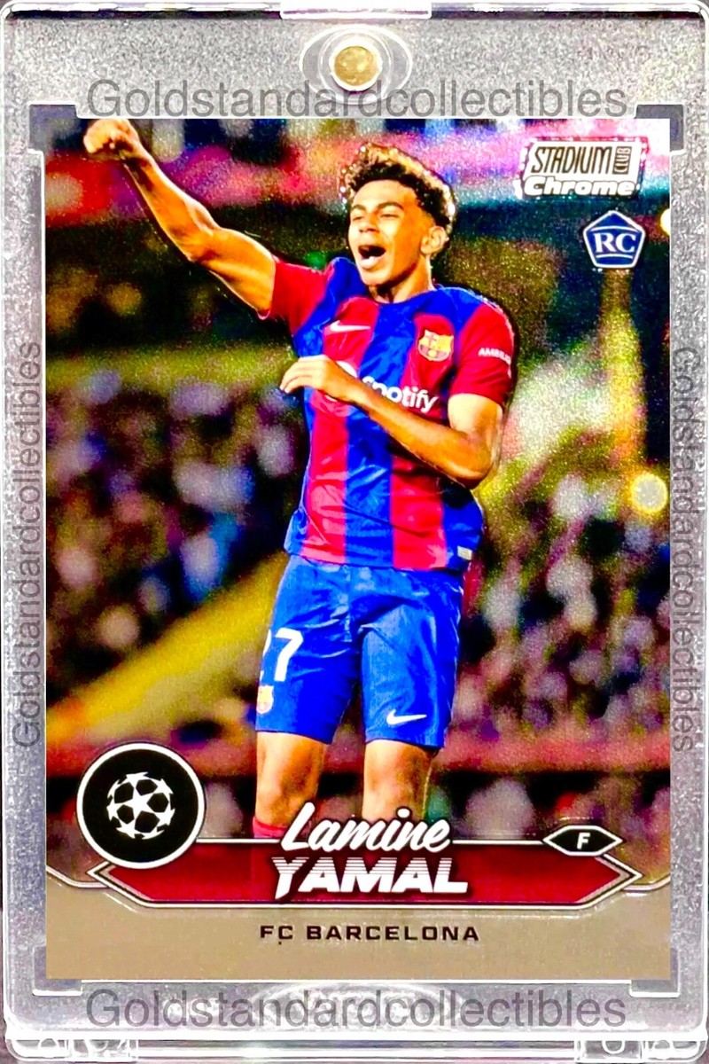 Lamine Yamal RARE ROOKIE RC REFRACTOR TOPPS CHROME INVESTMENT CARD SSP ROY MINT Lamine Yamal RARE ROOKIE RC REFRACTOR TOPPS CHROME INVESTMENT CARD SSP ROY MINT