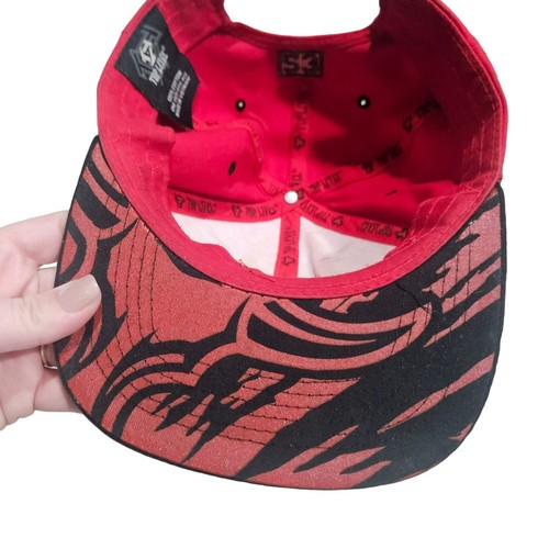 Chicago Bulls Red Black Snapback 23 Micheal Jordan Embroidered Bear Basketball - Picture 10 of 15