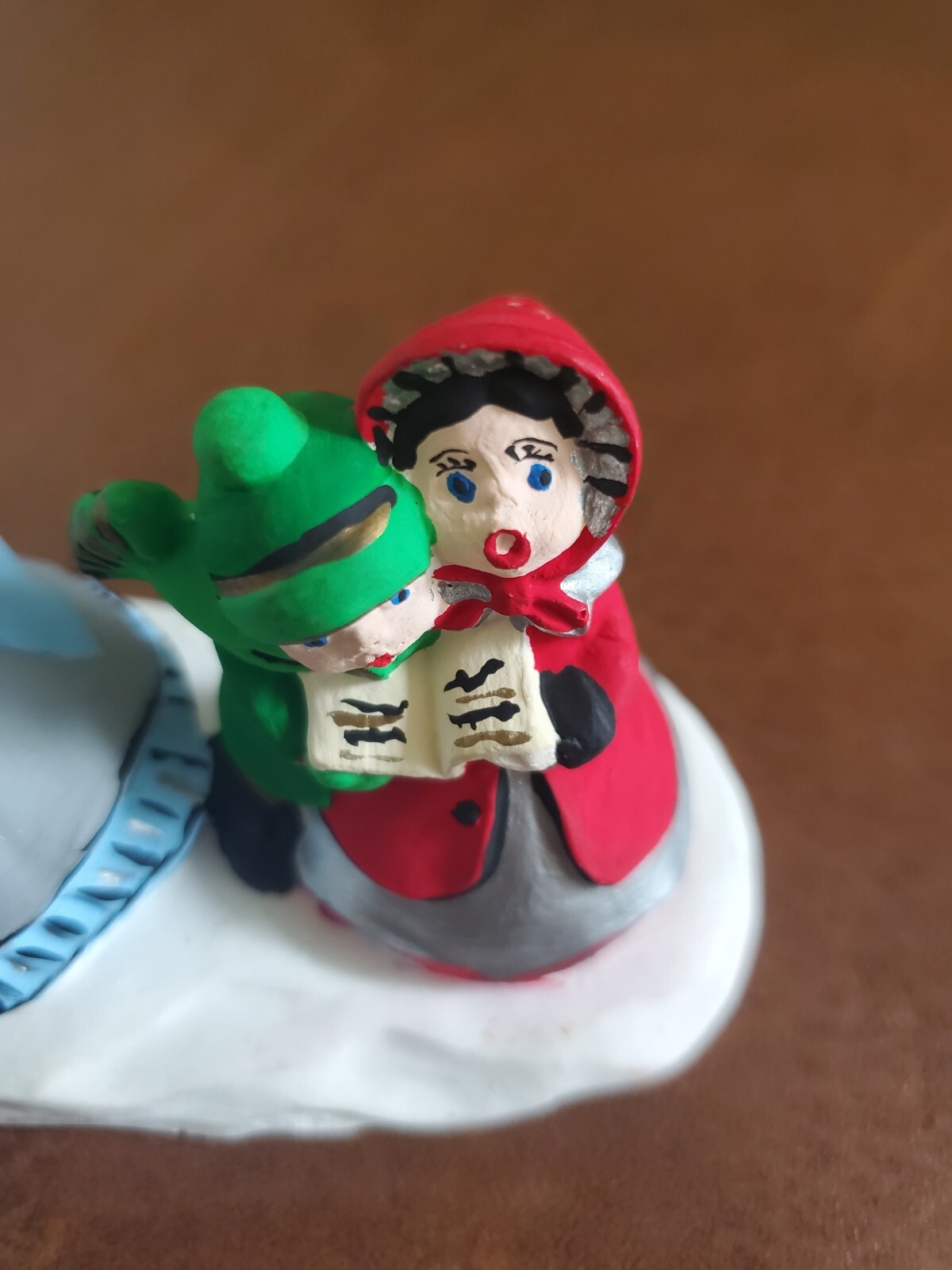 Byron Molds 1979 Christmas Ceramic Figurines Villagers Carolers Snowman -READ-