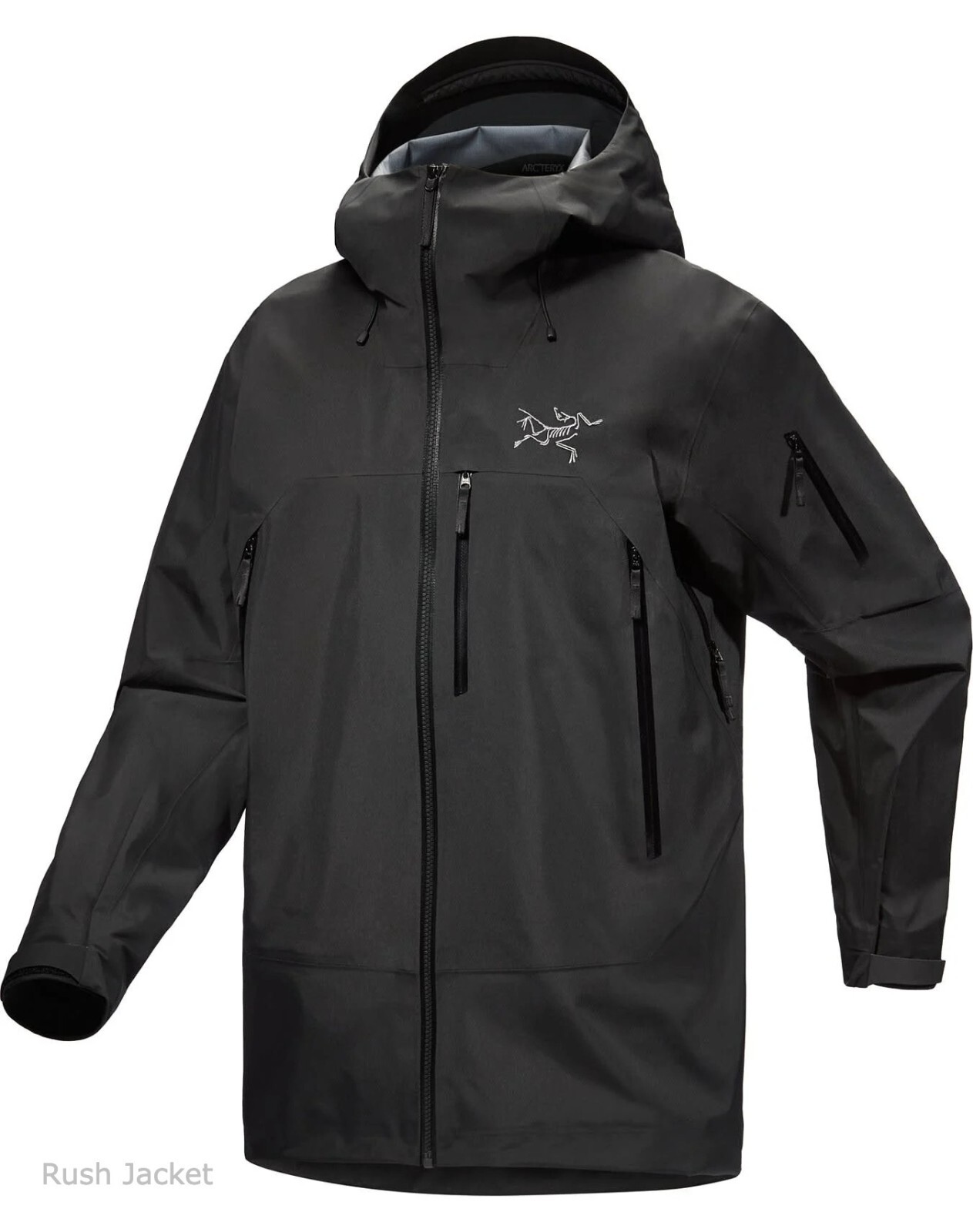 ARC'TERYX Giacca Uomo Arcteryx Rush Large Nera Gore Tex PRO Hard Shell AT Sci Snowboard