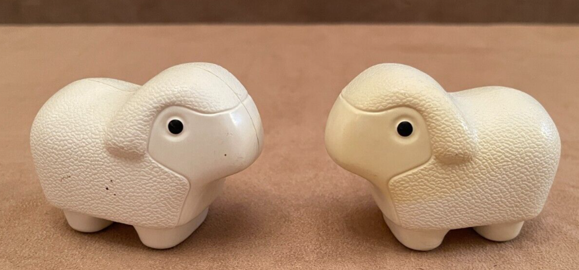 Little Tikes White Sheep Toddle Tots Noah's Ark tan animal