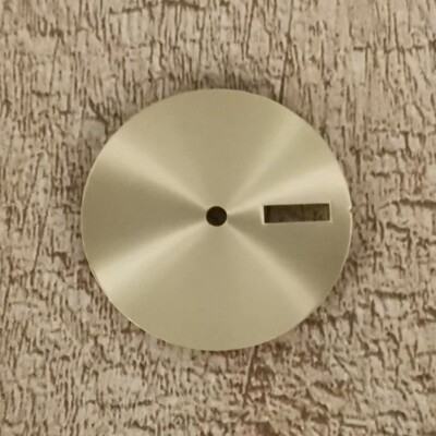 Plain Steel Gold Watch Dial for NH36A/35/Seiko SKX007