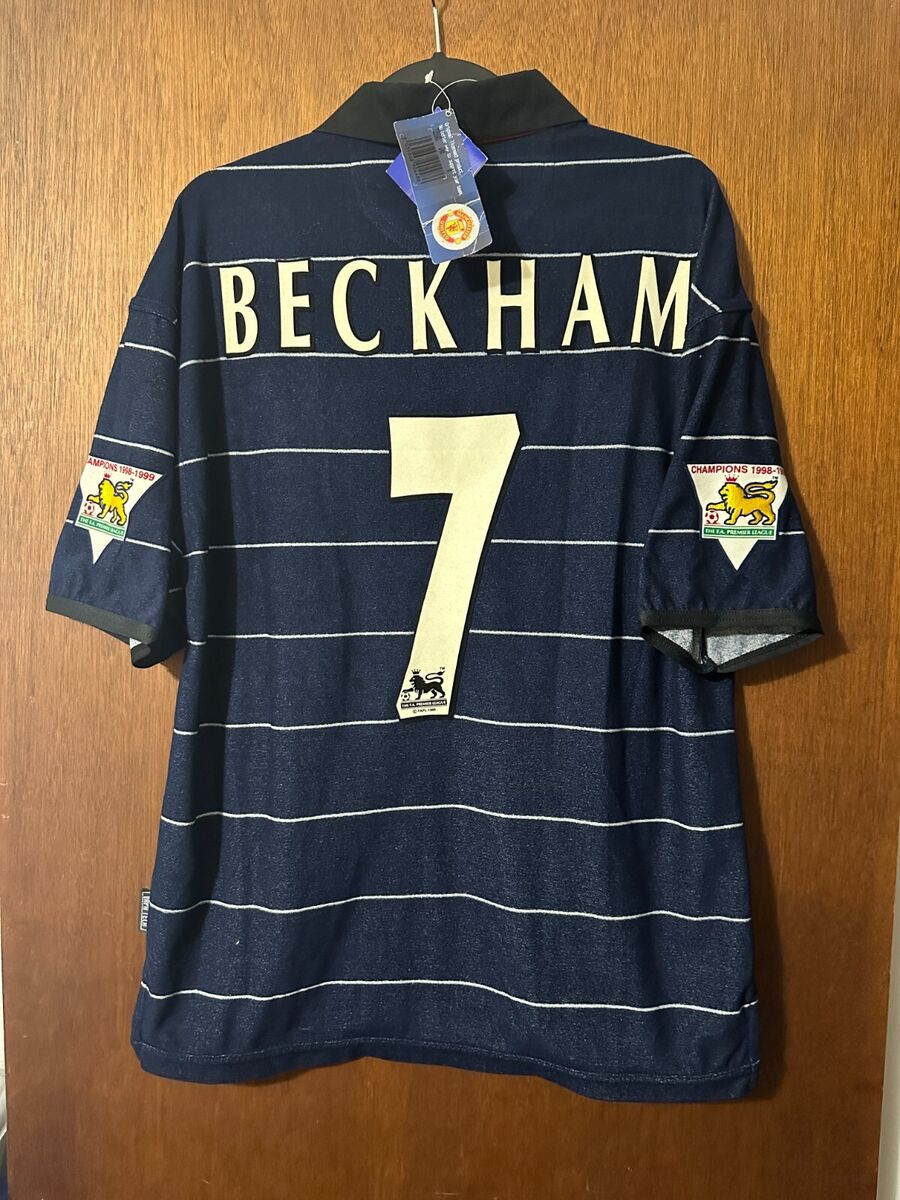 BNWT Original Manchester United 1999 2000 away #7 Beckham M BNWT Original Manchester United 1999 2000 away #7 Beckham M
