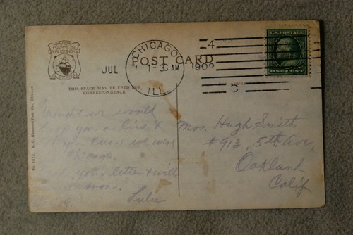 Postal: Field Columbian Museum, Jackson Park, Chicago, Illinois - Imagen 2 de 2