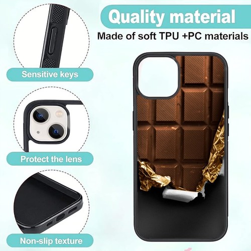 texture Chocolate Bar Anti scratch Case For Samsung A15 A16 S23 S24 S25 Ultra FE - 第 24/25 張圖片