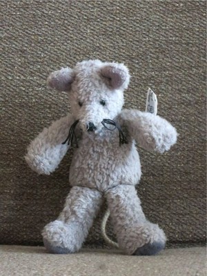 SPIEGELBURG Teddy Museums Collection MAUS 23 cm Grau