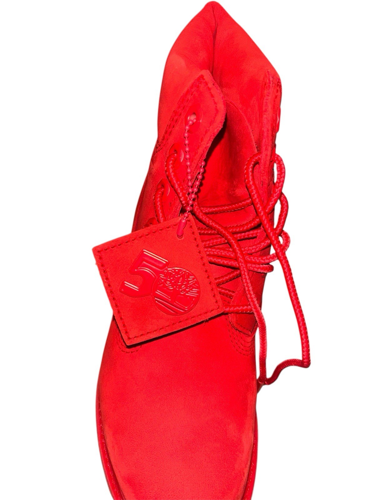 Timberland Premium 6 in Waterproof boot Medium Red women’s 50th Anniversary image 5