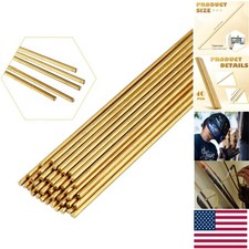 Versatile 40 Pcs Brass Rods 2 mm   Perfect for Welding and Craft Applications