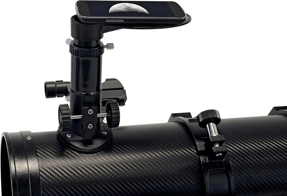 130/1000 EQ3 Reflector Telescope with Solar Filter & Smartphone Adapter - Image 2 of 4