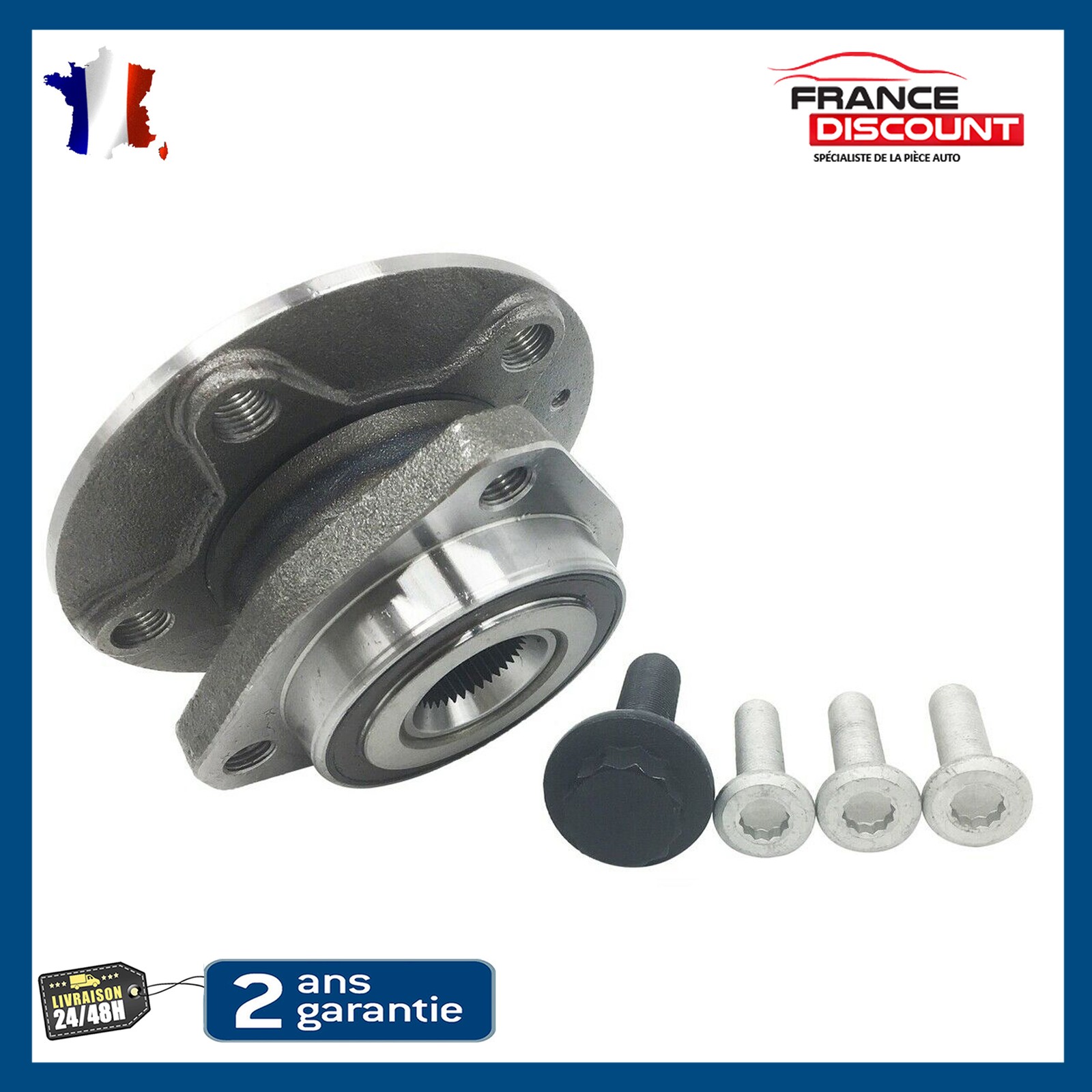 Moyeu de roue avec roulement pour SKODA Octavia kit gauche et droit 8V0498625