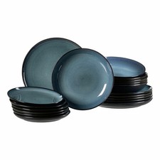 Ritzenhoff & Breker Bali Service de table 18 pcs. vaisselle service grès bleu