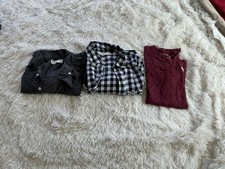 Abercrombie Fitch Boys 3 Piece Shirts Bundle Size 11/12 13/14 EUC
