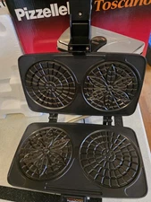 Chef's Choice International Pizzelle Pro Toscano Express Bake Maker 834 Works! 