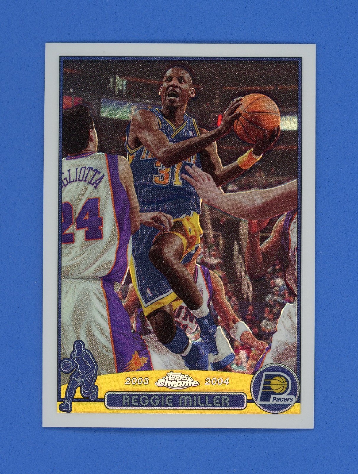 2003 Topps Chrome REGGIE MILLER REFRACTOR Basketball Card #31 ~ NM-MT+ ~ HOF ~