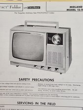 Sams Photofact Repair Service Parts Manual For Midland Model 15-109