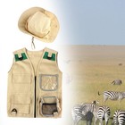 Kids Explorer Kit 2 Pcs Outdoor Exploration Kit Vest & Hat for Kids Camping