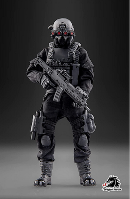 DH-S001 ALPHA-1 フィギュアray Dragon Horse SCP Foundation DH-S001 1/12 MTF Alpha-1 Red Right