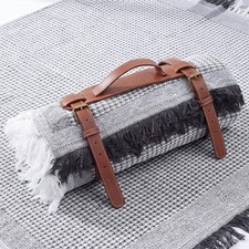 2 in 1 Waterproof Picnic Blankets Outdoor Extra Large Blanket Foldable Double...