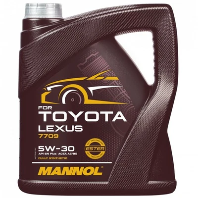 L'Huile De Moteur Mannol 5W-30 pour Toyota Lexus 4 Litre Citroen Ford Renault - Photo 1/4