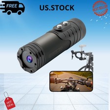 1080P Motorcycle Helmet Camera, Mini Action Camera with 64GB Storage for Riding
