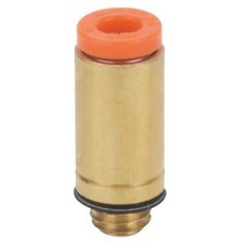 2 PC Smc KQ2S01-32A Push-Fit Adapter Fitting, Push-to-Connect x MUNF, 1/8 in Tu