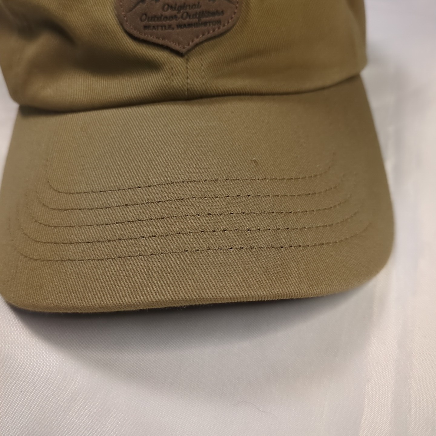 Eddie Bauer Baseball Hat Leather Patch Patch Snap… - image 4