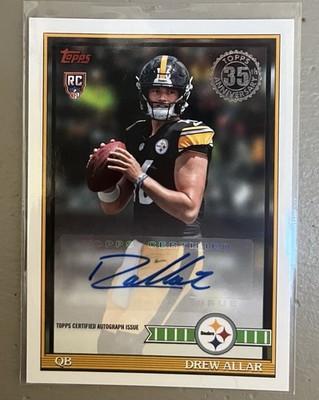 2026 Topps Flagship Drew Allar 1991 Throwback Rookie Auto Pittsburgh Steelers