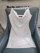 Nastygal Jaquard Dress White Size 2