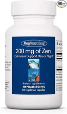 Allergy Research Group 200 mg of Zen GABA LTheanine Supplement Natural EXP 6/27