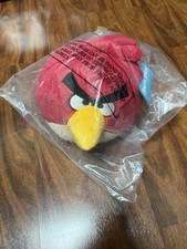 Angry Birds Red Bird Plush 8 Animal Toy Commonwealth 2010 Brand New Sealed