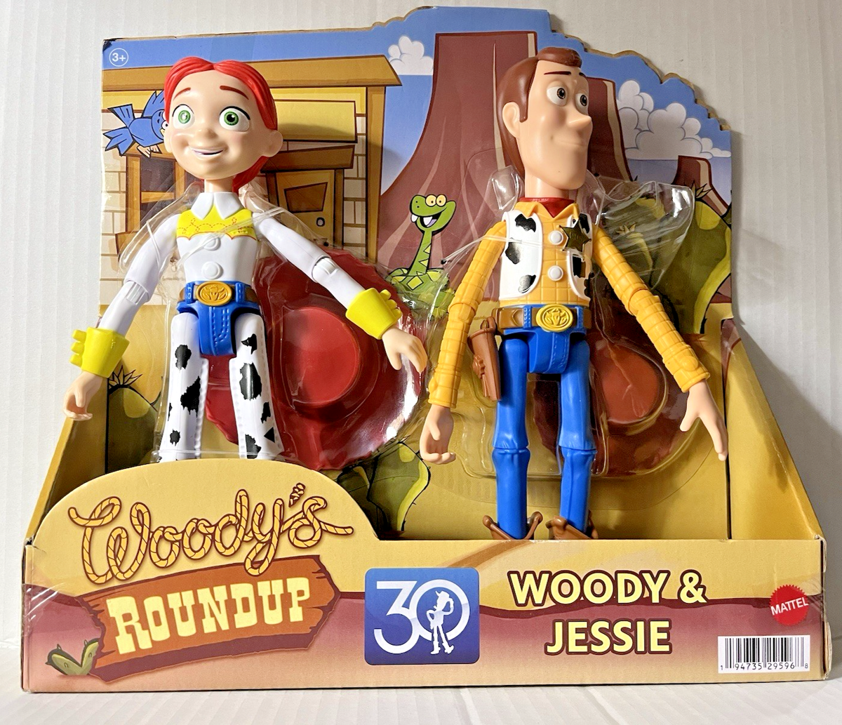 TOY STORY Woody's Roundup--Woody & Jessie Figures--30th