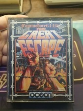 THE GREAT ESCAPE COMMODORE 64 ORIGINAL GAME ON CASSETTE COLLECTION C64 OCEAN image