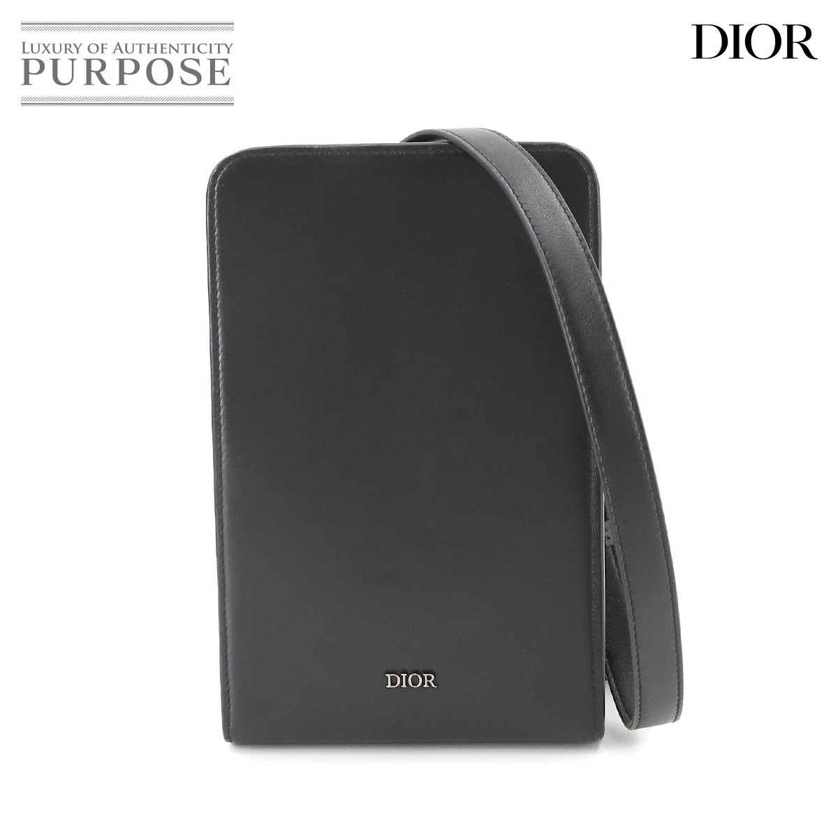 Sac bandoulière Christian Dior Christian Dior Ultra Messenger cuir noir shou