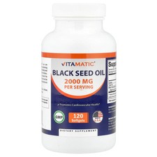 Black Seed Oil, 120 Softgels 1,000 mg per Softgel 