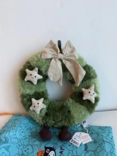 Amuseable Nordic Spruce Wreath Jellycat 2024 NWT Dust Bag USA