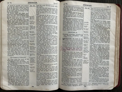 KJV Scofield Study Bible 1945 Genuine Leather - Picture 9 of 11